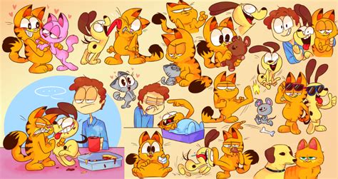 Pin by brandon krinkie on Garfield in 2020 | Cute cartoon characters ...