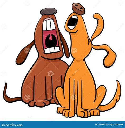 Barking Dog Cartoon Vector | CartoonDealer.com #160161899