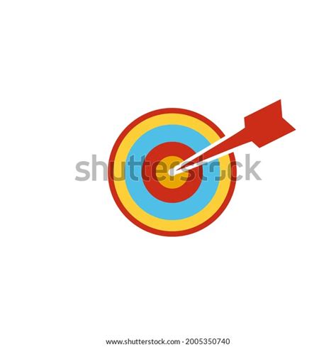 Shooting Target Logo Design Vector Template Stock Vector (Royalty Free ...