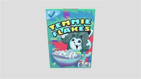 Cereal Temmie Flakes - Download Free 3D model by ItsTifaLockhart ...