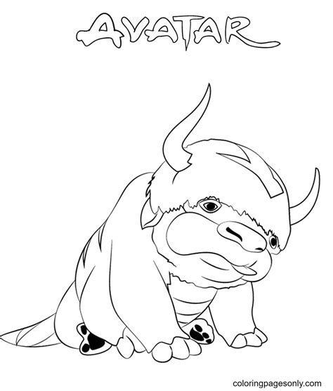 Appa Coloring Sheet