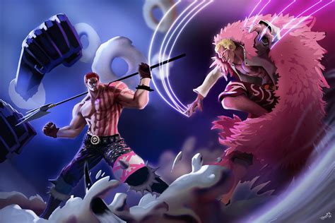 Katakuri vs Doflamingo - Fanart by me : r/OnePiece