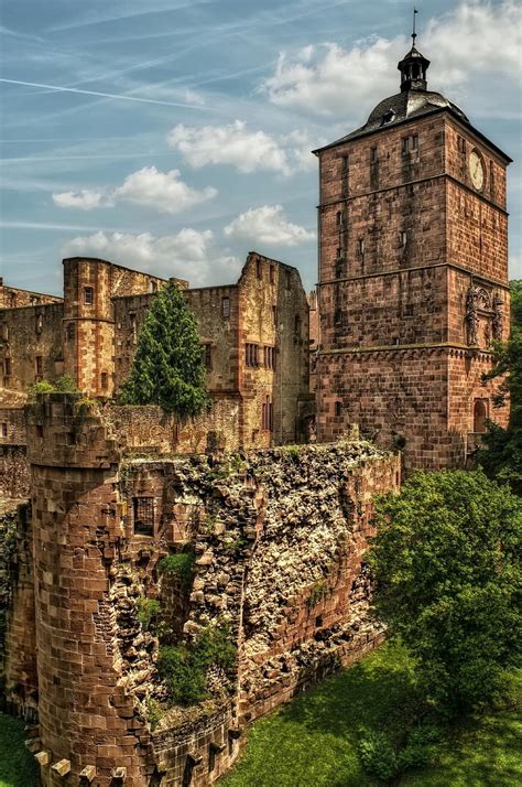 Castle Ruins in Heidelberg I by pingallery on DeviantArt