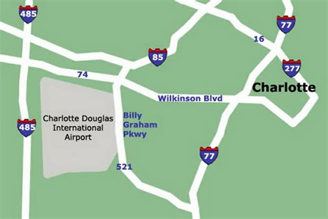 Charlotte International Airport Terminal Map