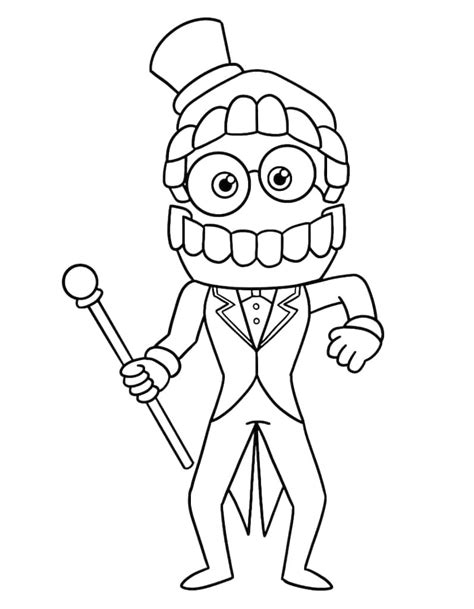 Caine The Amazing Digital Circus coloring page - Download, Print or Color Online for Free