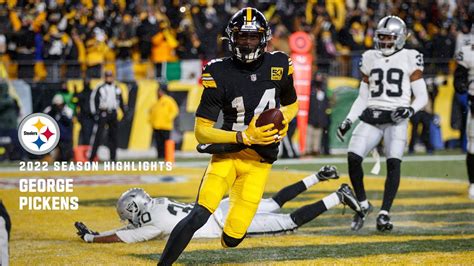 HIGHLIGHTS: George Pickens' Top Plays of 2022 | Pittsburgh Steelers ...