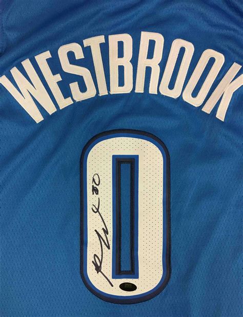 Russell Westbrook #0 Thunder NBA Jersey :: Australian Memorabilia ...