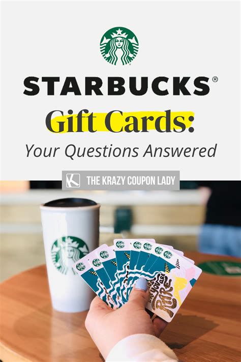 Buy Starbucks Gift Cards at a Discount - The Krazy Coupon Lady