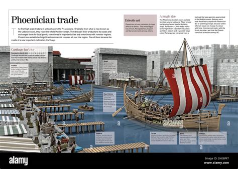 Infographic about Phoenician trade developed in Antiquity in the ...