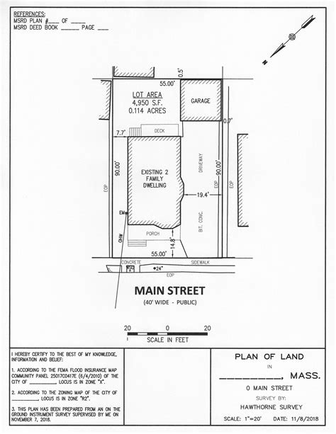 Sample Plot Plan