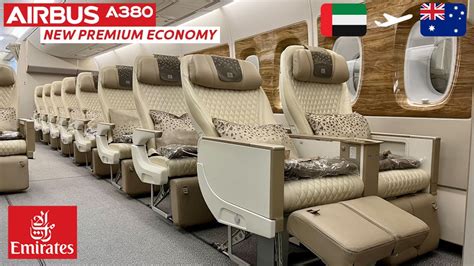 EMIRATES PREMIUM ECONOMY Ultra Long Haul on the BRAND NEW A380 from ...