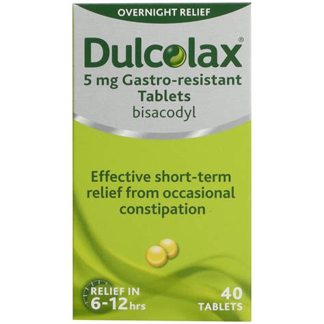 Dulcolax (Bisacodyl) Tablets - PillSorted