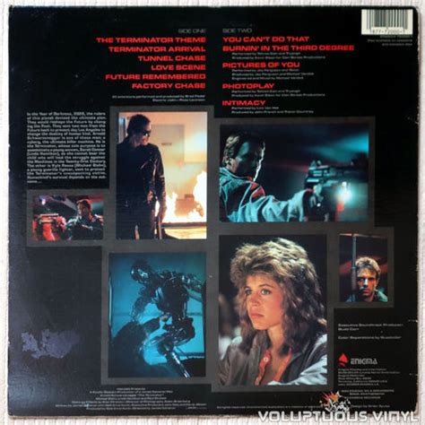 Various ‎– The Terminator Original Soundtrack (1984) Vinyl, LP, Album – Voluptuous Vinyl Records