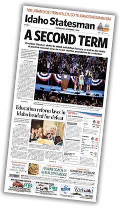 Online eEdition of our Daily Newspaper | Idaho Statesman