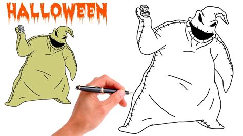 How To Draw OOGIE BOOGIE // HALLOWEEN // Step-By-Step - YouTube