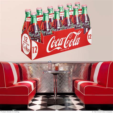 Coca-Cola 12 Pack Carton Wall Decal | Etsy