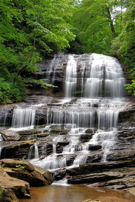 Pearson's Falls near Tryon and Saluda - in the North Carolina mountains ...