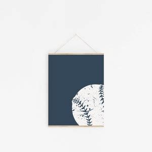 Baseball Wall Art, Baseball Prints, Custom Name, Baseball Poster, Boys Room Decor, Toddler Wall ...