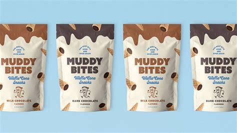 Muddy Bites: The Perfect Last Bite On Repeat | Dieline - Design, Branding & Packaging Inspiration