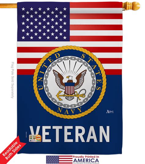 US Navy Veteran - Impressions Decorative Flags Set S140614-BO - Flags