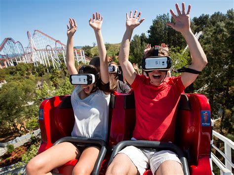 On Six Flags' Virtual Reality Coaster, The Ride Is Just Half The Thrill ...