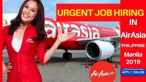 Urgent Job Hiring In Manila, Philippines For AirAsia In 2024