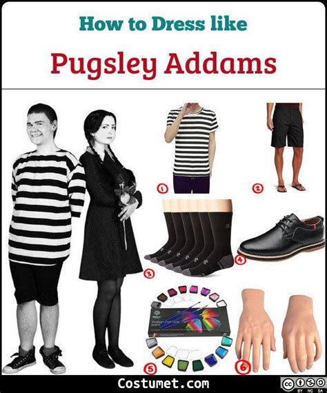 an image of a man and woman dressed up in costumes for pugsley addams