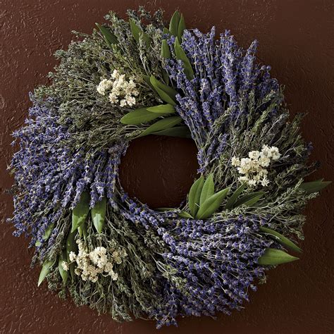 Dried Lavender Wreath | Decorative Wreath Delivery in 2020 | Herb wreath, Lavender wreath ...