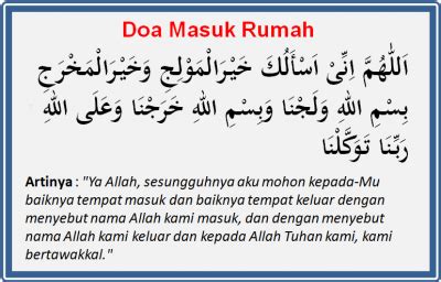 Supaya Berkah, Berikut Doa Masuk Rumah | rumahberkah