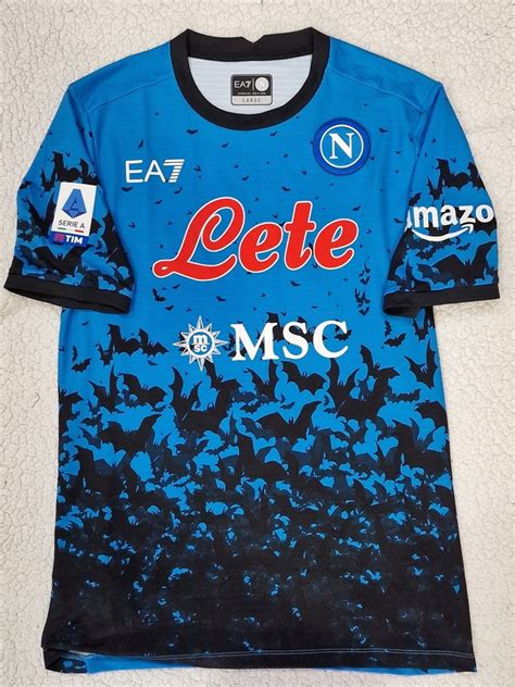 Kvaratskhelia's Napoli Signed Match Shirt, 2022/23 Halloween Limited ...