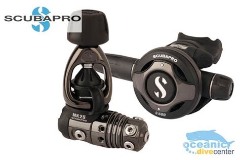 SCUBAPRO – MK25 s600 Black Tech Regulator Set – Oceanic