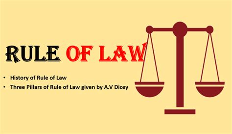 Rule of Law - Legal Vidhiya