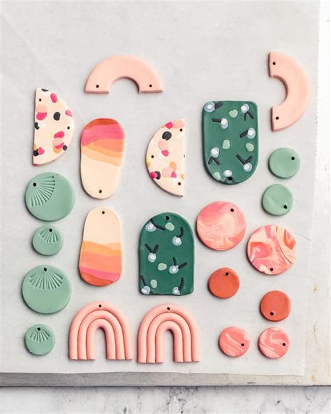 How to Make Polymer Clay Earrings - Sarah Maker