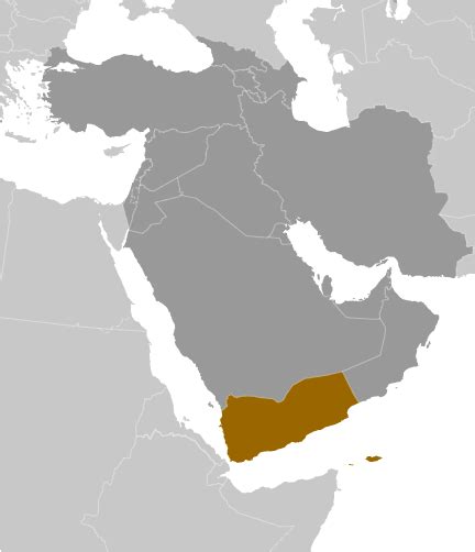 Yemen Map (Political) - Worldometer