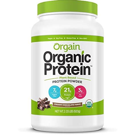 Orgain Organic Pea Plant Based Protein Powder, Creamy Chocolate Fudge - Vegan, " | eBay