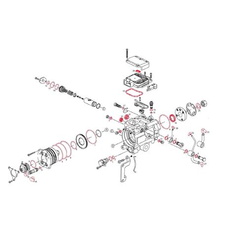 Seal repair kit for Bosch VP44 pumps. Non genuine - Diesel Injection Pumps