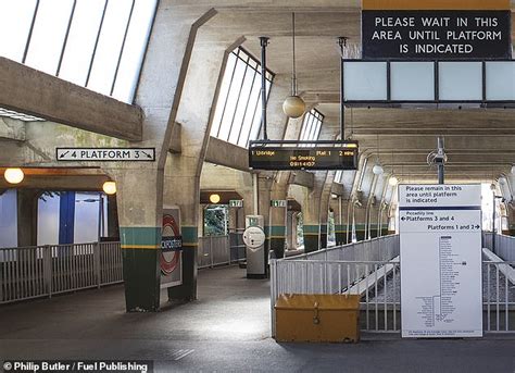 Stunning interiors of modernist Tube stations revealed in photos ...