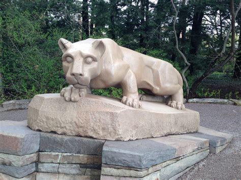 Penn State University | Penn state university, Lion sculpture, Penn state