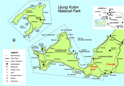 4 Map of Ujung Kulon National Park (WWF). | Download Scientific Diagram