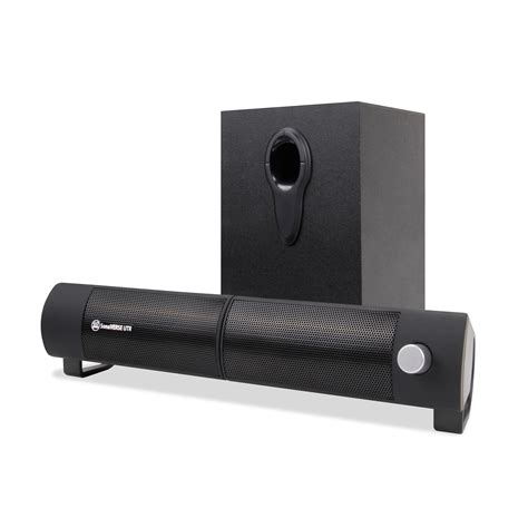 USB Powered 2.1 Computer Speaker Sound Bar and Wired Subwoofer ...