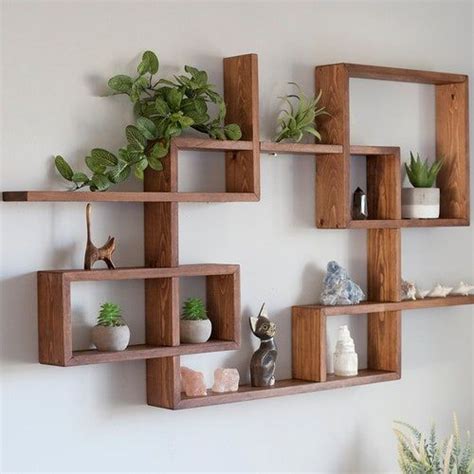 Special Shape Wooden Shelf Coffee Tea Mug Storage Wall - Etsy in 2022 ...