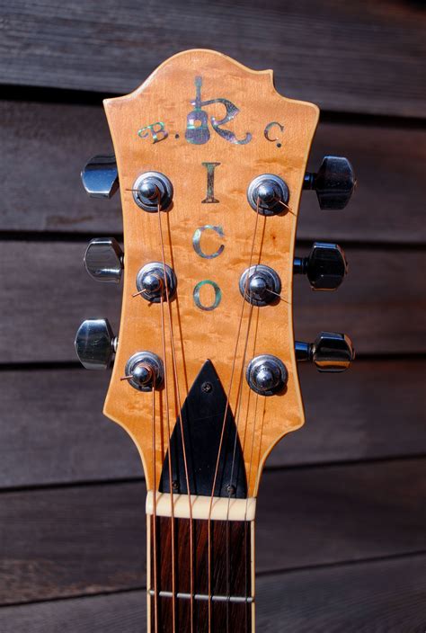 BC RICO (BC RICH) BIRD'S EYE MAPLE, ACOUSTIC DREADNAUGHT GUITAR. For Sale | Antiques.com ...