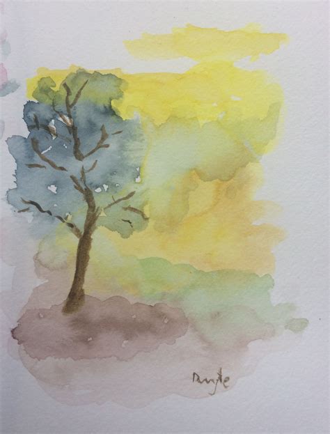 Abstract Tree | Abstract tree, Abstract watercolor, Watercolor plants