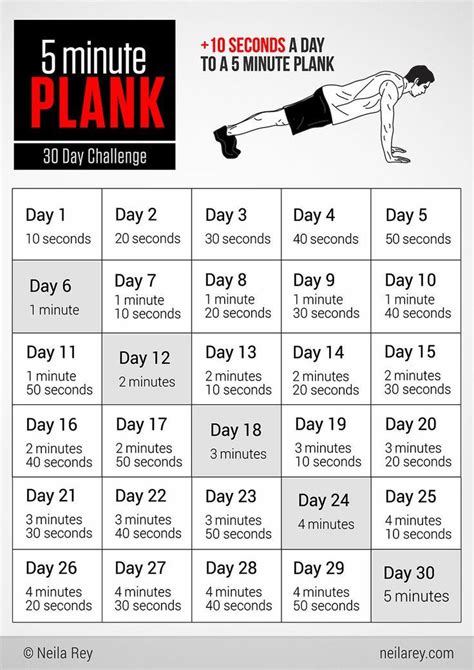 30 Days Harder Abs Challenge Chart For Men - Template Calendar Design