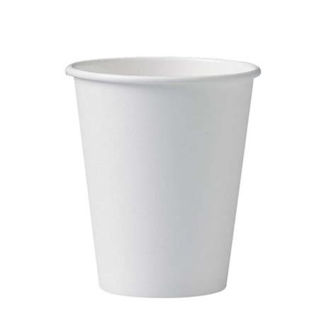 White Paper Cups 8oz Single Wall Per 1000 – Parkers Food Machinery Plus