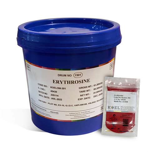 ERYTHROSINE - Analitik Kimya - Supply Solutions Point