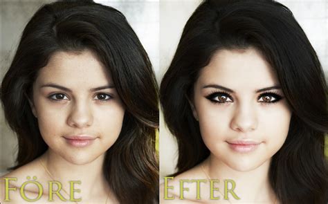 Selena Gomez before and after by Cicciz on DeviantArt