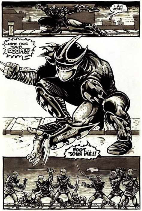 The Shredder | TMNT (june 1984) | Cartoon turtle, Tmnt art, Tmnt villains