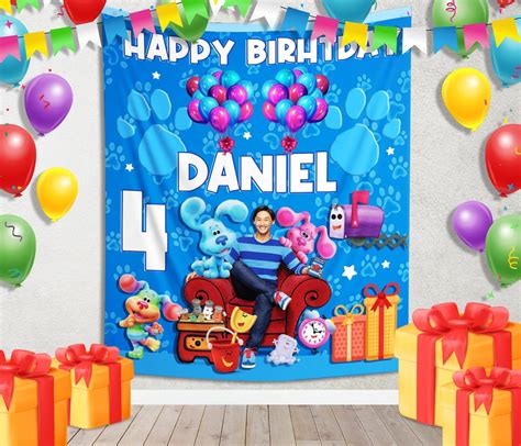 Blue's Clues Birthday Banner, Blue's Clues Party Banner, Blue's Clues ...