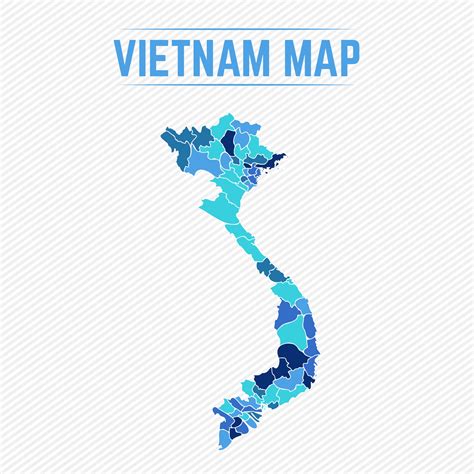 Vietnam Detailed Map With Regions 2320627 Vector Art at Vecteezy